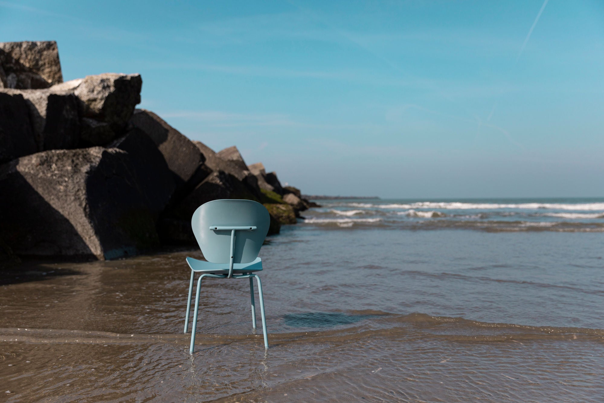 Zuiver Set of 2 The Ocean Ocean Blue Dining Chair